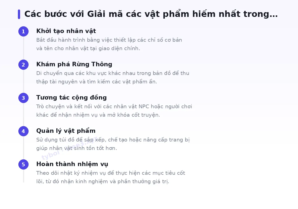 Các bước bắt đầu với tyboi