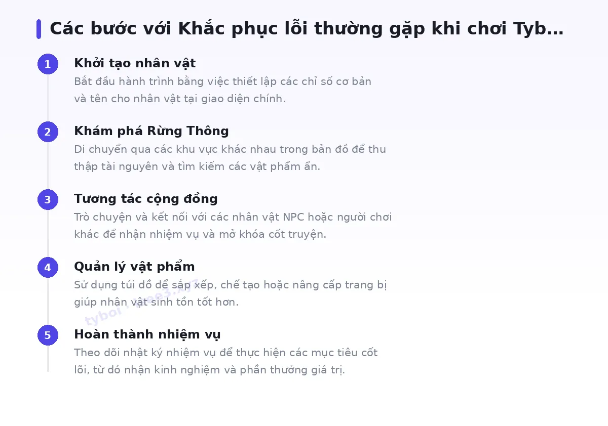 Các bước bắt đầu với tyboi