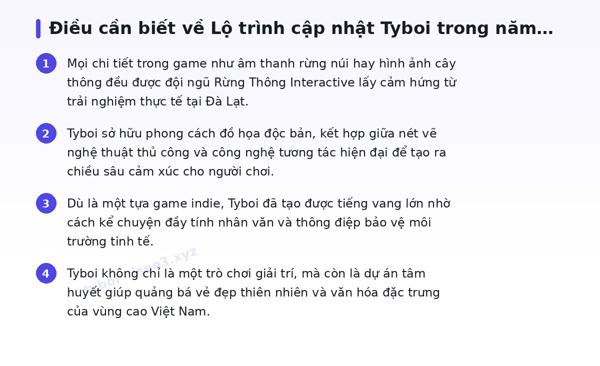 Những điều cần biết về tyboi